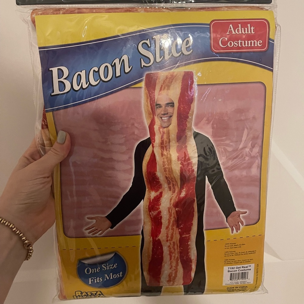 Halloween costume - bacon